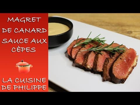 Duck Breast with Porcini Sauce - French Main Course Duck Breast with Porcini Sauce - Delicious French main course with medium difficulty. Perfect recipe converted from YouTube video to PDF format.