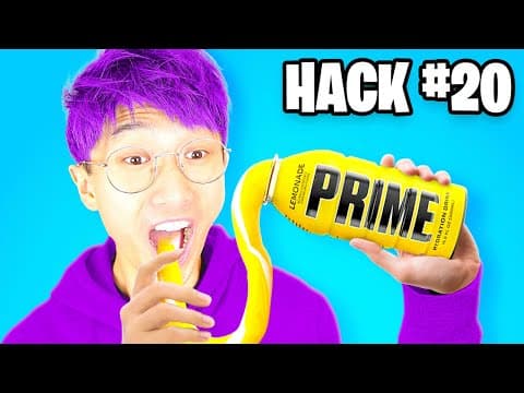 TESTING 100 VIRAL FOOD HACKS! (TIKTOK FOOD HACKS IN 24 HOURS)