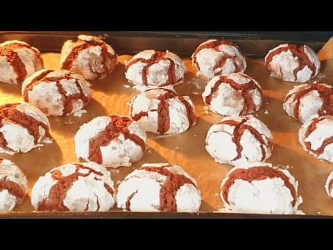 Gâteaux craquelés au chocolat - French Dessert Gâteaux craquelés au chocolat - Delicious French dessert with easy difficulty. Perfect recipe converted from YouTube video to PDF format.