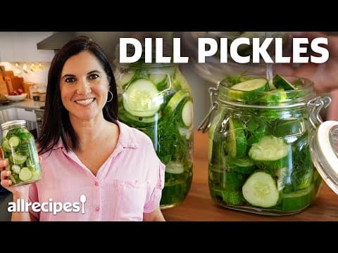 How to Make Refrigerator Crunchy Dill Pickles (Homemade Quick Pickles)