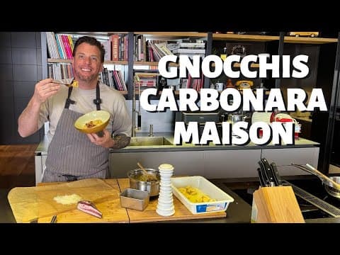 Homemade nuki carbonara (no cream)