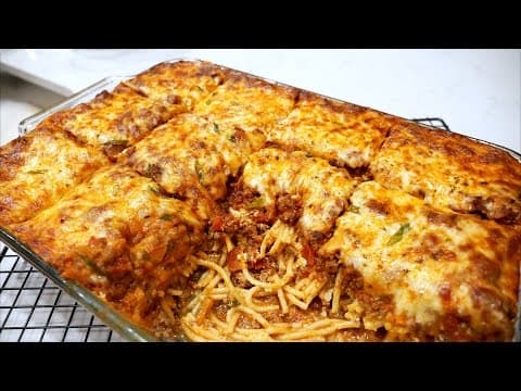 Try My Baked Spaghetti (Million Dollar Spaghetti)