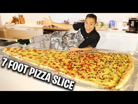 How To Make A Giant 7-Foot Pizza Slice
