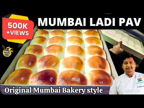 Mumbai Pav (Soft Indian Bread Rolls) - Indian Bread Mumbai Pav (Soft Indian Bread Rolls) - Delicious Indian bread with medium difficulty. Perfect recipe converted from YouTube video to PDF format.
