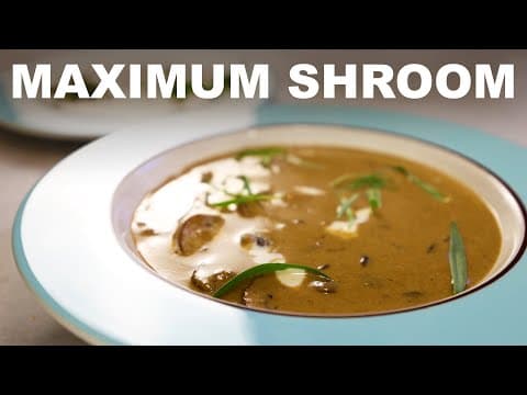 (Fancy) cream of mushroom soup