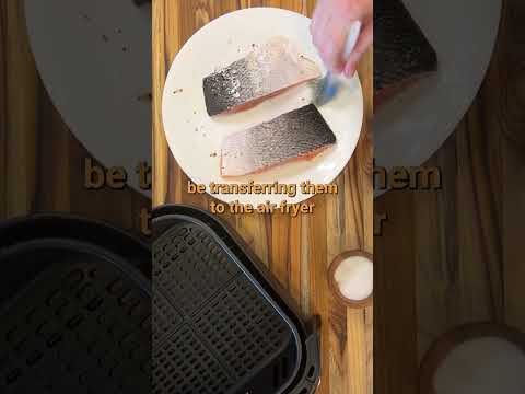 Crispy Skin Air Fryer Salmon
