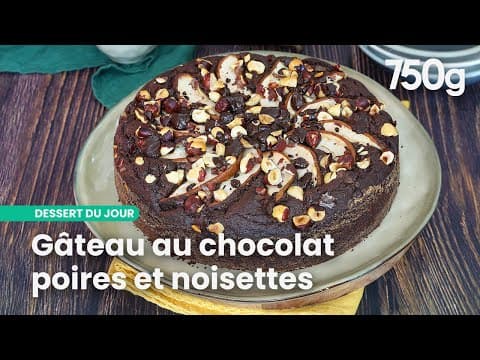 Gâteau au chocolat, noisettes et poires - Française Dessert Gâteau au chocolat, noisettes et poires - Delicious Française dessert with medium difficulty. Perfect recipe converted from YouTube video to PDF format.