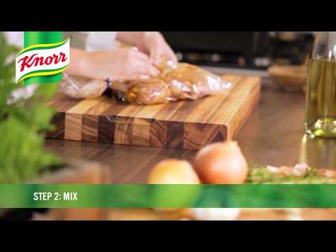 The Secret to Juicy Marinated Chicken: Three Easy Steps with Knorr Cook-In-Bags