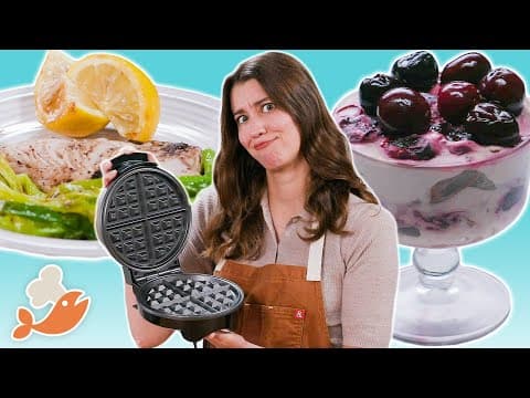 Can This Chef Cook A 3-Course Meal With A Waffle Iron?