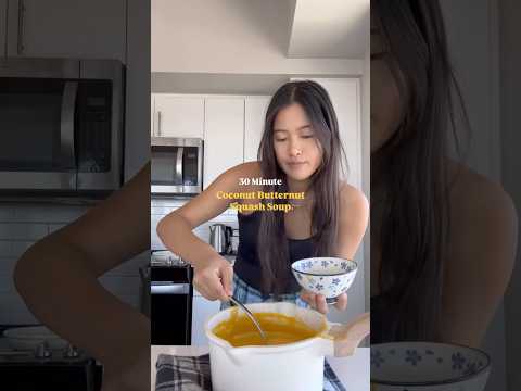 30 Minute: Coconut Butternut Squash Soup