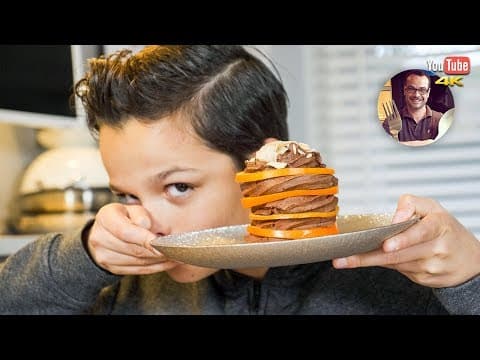 Persimmon Mille-Feuille with Chocolate Ganache - French Dessert Persimmon Mille-Feuille with Chocolate Ganache - Delicious French dessert with medium difficulty. Perfect recipe converted from YouTube video to PDF format.