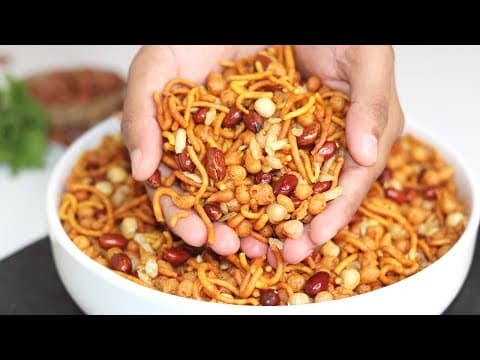 চানাচুর রেসিপি ( মেশিন ছাড়া নিজেই তৈরি করুন কুরমুড়ে চানাচুর ) ॥Chanachur Recipe