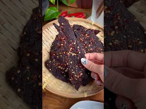 The BEST Sweet & Spicy Beef Jerky Recipe!