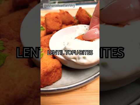Red Lentil Tofu Bites