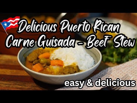Puerto Rican Beef Stew (Guisado de Carne)