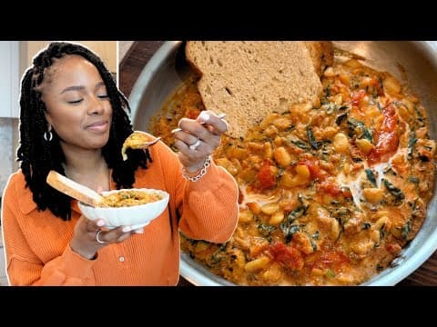 I can't stop making this ANTI-INFLAMMATORY Harissa Butter Beans Recipe