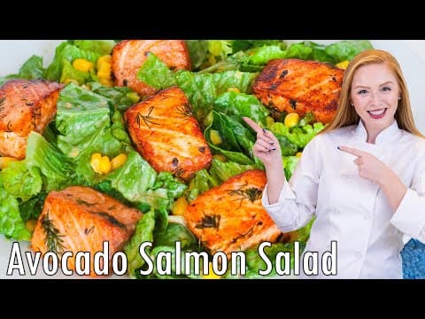 EASY Avocado Salmon Salad