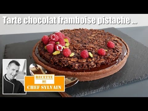 Chocolate, raspberry and pistachio tart - French Dessert Chocolate, raspberry and pistachio tart - Delicious French dessert with medium difficulty. Perfect recipe converted from YouTube video to PDF format.