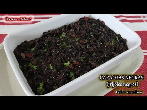Caraotas Negras al estilo venezolano