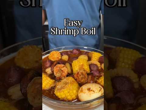 HOW TO MAKE AN EASY SHRIMP SEAFOOD BOIL