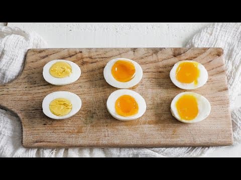 How to Make Perfect Boiled Eggs » Soft Boiled, Medium Boiled, and Hard Boiled Eggs