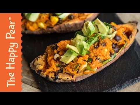 Stuffed Sweet Potato Recipe - The Happy Pear