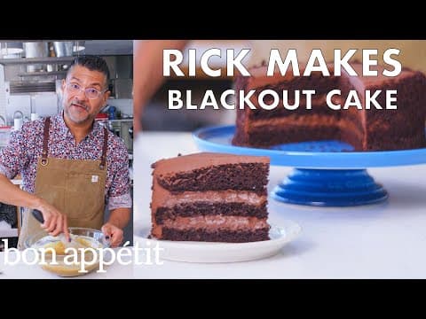 Rick Makes Chocolate Blackout Cake