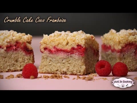Coconut and Raspberry Crumble Cake - French Dessert Coconut and Raspberry Crumble Cake - Delicious French dessert with easy difficulty. Perfect recipe converted from YouTube video to PDF format.