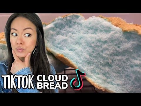 ☁️ How to Make TikTok Cloud Bread - Very Easy Recipe for Blue Cloud Bread