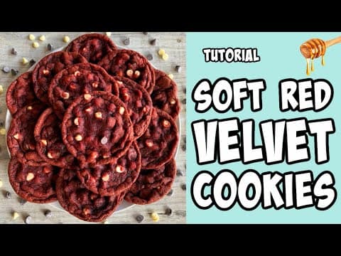 Red Velvet Cookies! Recipe tutorial