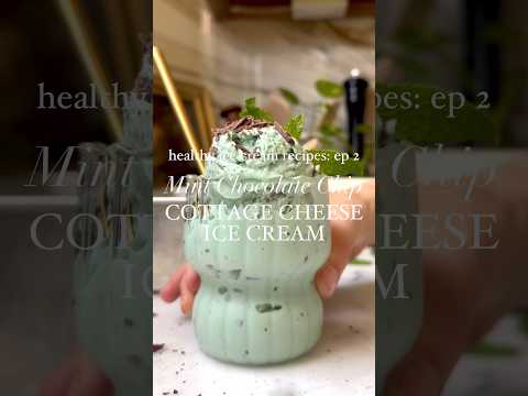 Mint Chocolate Chip Cottage Cheese Ice Cream
