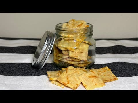 Sourdough Discard Cheese Crackers