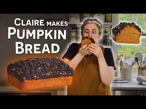 Pumpkin Bread with Black Cocoa Streusel - American Dessert Pumpkin Bread with Black Cocoa Streusel - Delicious American dessert with easy difficulty. Perfect recipe converted from YouTube video to PDF format.