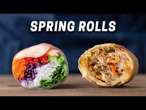 Spring Rolls 2 Ways