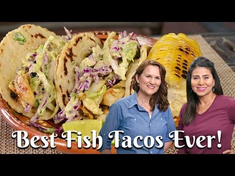 BEST FISH TACOS EVER: Easy Recipe Made with Halibut & a Delicious Slaw Recipe - Mexican‑American | Medium | Serves 4 BEST FISH TACOS EVER: Easy Recipe Made with Halibut & a Delicious Slaw - Mexican‑American recipe that serves 4 people. A medium difficulty cooking recipe converted from YouTube video with complete ingredients and step-by-step instructions.