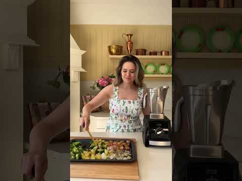 Green sheet pan soup 🥦