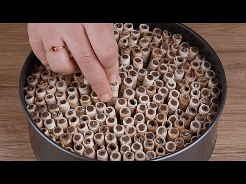 Christmas Chocolate Wafer Roll Cream Cake - American Dessert Christmas Chocolate Wafer Roll Cream Cake - Delicious American dessert with medium difficulty. Perfect recipe converted from YouTube video to PDF format.