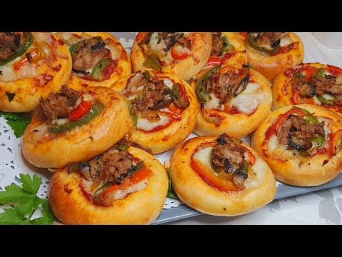 Stuffed Mini Pizza Buns