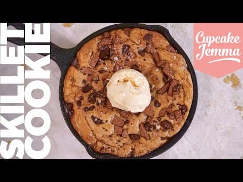 Warm, Gooey, Skillet Cookie Recipe - the Best Way to eat Cookie!