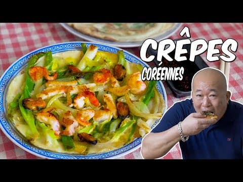 Korean Scallion and Seafood Pancakes