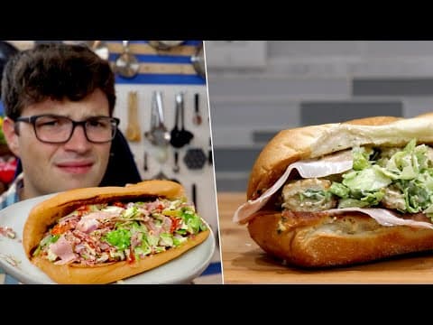 I Tested All the Tiktok Chopped Sandwiches- Italian Combo, Chicken Caesar, Poutine