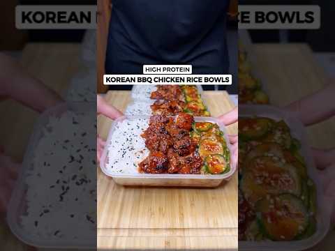 Want Delicious High Protein Meals? Try This Korean BBQ Chicken Rice Bowls