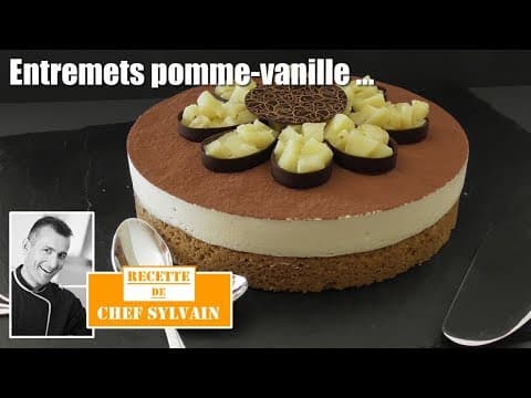Apple Vanilla Entremet - French Dessert Apple Vanilla Entremet - Delicious French dessert with medium difficulty. Perfect recipe converted from YouTube video to PDF format.