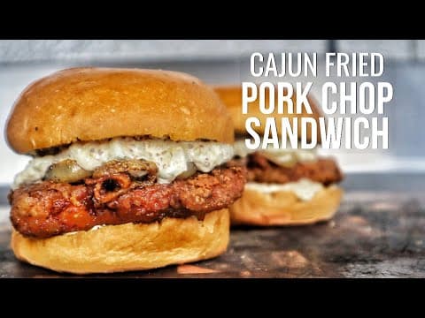 The ULTIMATE Cajun Fried Pork Chop sandwich recipe you can't resist