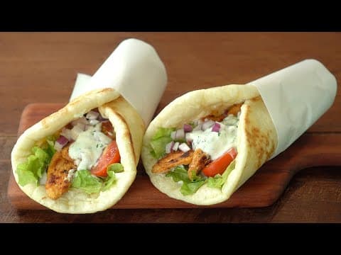 Greek Chicken Gyros (Chicken Wrap) - Greek Main Course Greek Chicken Gyros (Chicken Wrap) - Delicious Greek main course with easy difficulty. Perfect recipe converted from YouTube video to PDF format.
