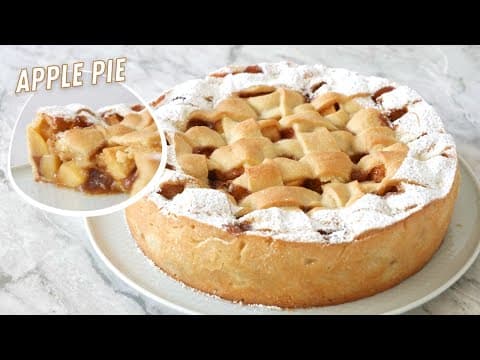 American Apple Pie with Cinnamon
