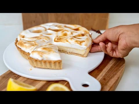 Vegan Lemon Meringue Tart - French Dessert Vegan Lemon Meringue Tart - Delicious French dessert with medium difficulty. Perfect recipe converted from YouTube video to PDF format.