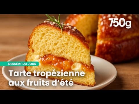 Revisited Tropéen Tart with Summer Fruits - French Dessert Revisited Tropéen Tart with Summer Fruits - Delicious French dessert with medium difficulty. Perfect recipe converted from YouTube video to PDF format.