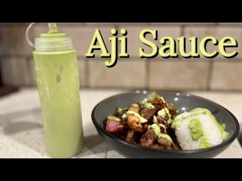 Peruvian Green Sauce Recipe