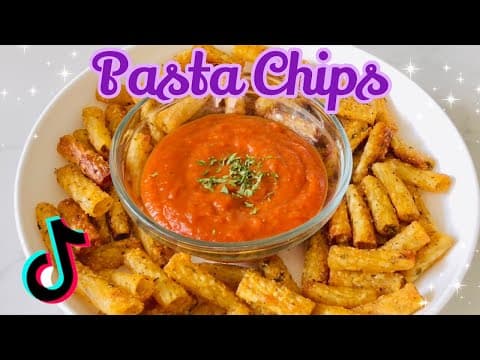 How to make TIKTOK PASTA CHIPS in the OVEN!